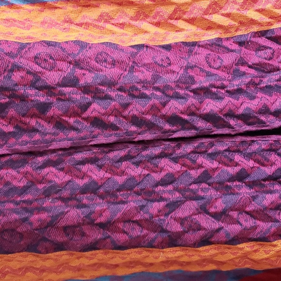 Striped Shawl or Wrap - Picture 2 of 7